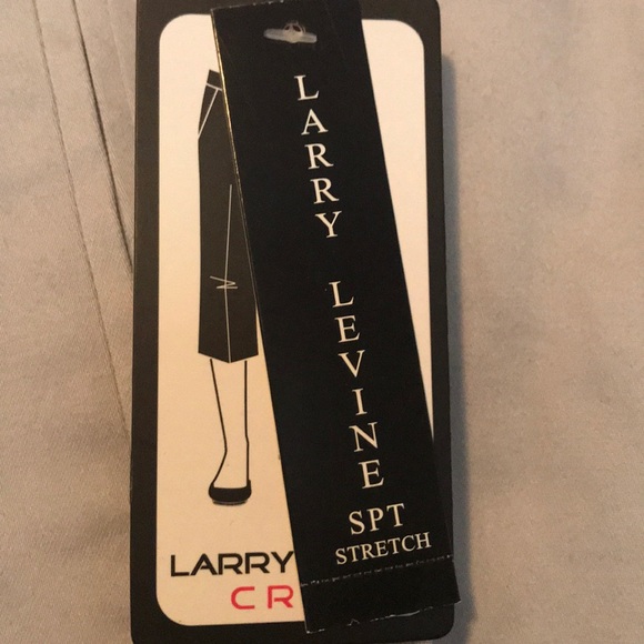 Larry Levine Gray Capri (Crop) Pants Size 14 - Picture 2 of 3